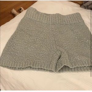 Skims Cozy Knit Shorts Sage green color. Also have top